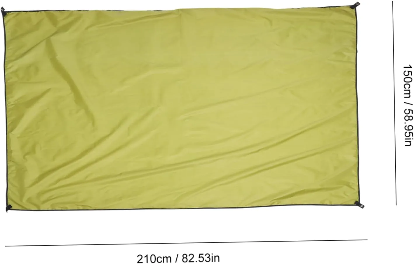 BESPORTBLE 1pc Oxford Cloth Mat Waterproof Ground Mat for Camping Tent Beach Hiking Lawn Army Green