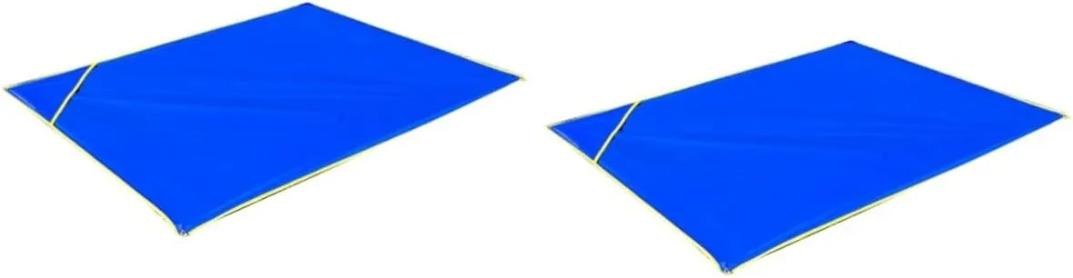 BESPORTBLE 2pcs Waterproof Oxford Clothing Floor Mat Adults Rug Thick Camp Waterproof Picnic Blanket Foldable Outdoors Tarpaulin Garden Portable Blankets Ground Water Proof Blanket Mats Blue