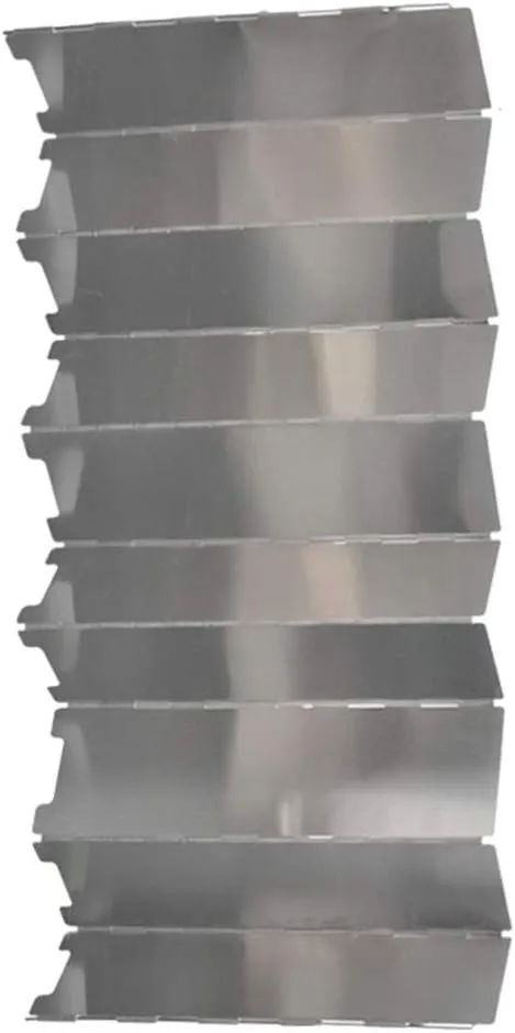 BESPORTBLE Folding Outdoor Stove Windscreen 10 Plates Aluminum Wind Deflector Portable Windscreen
