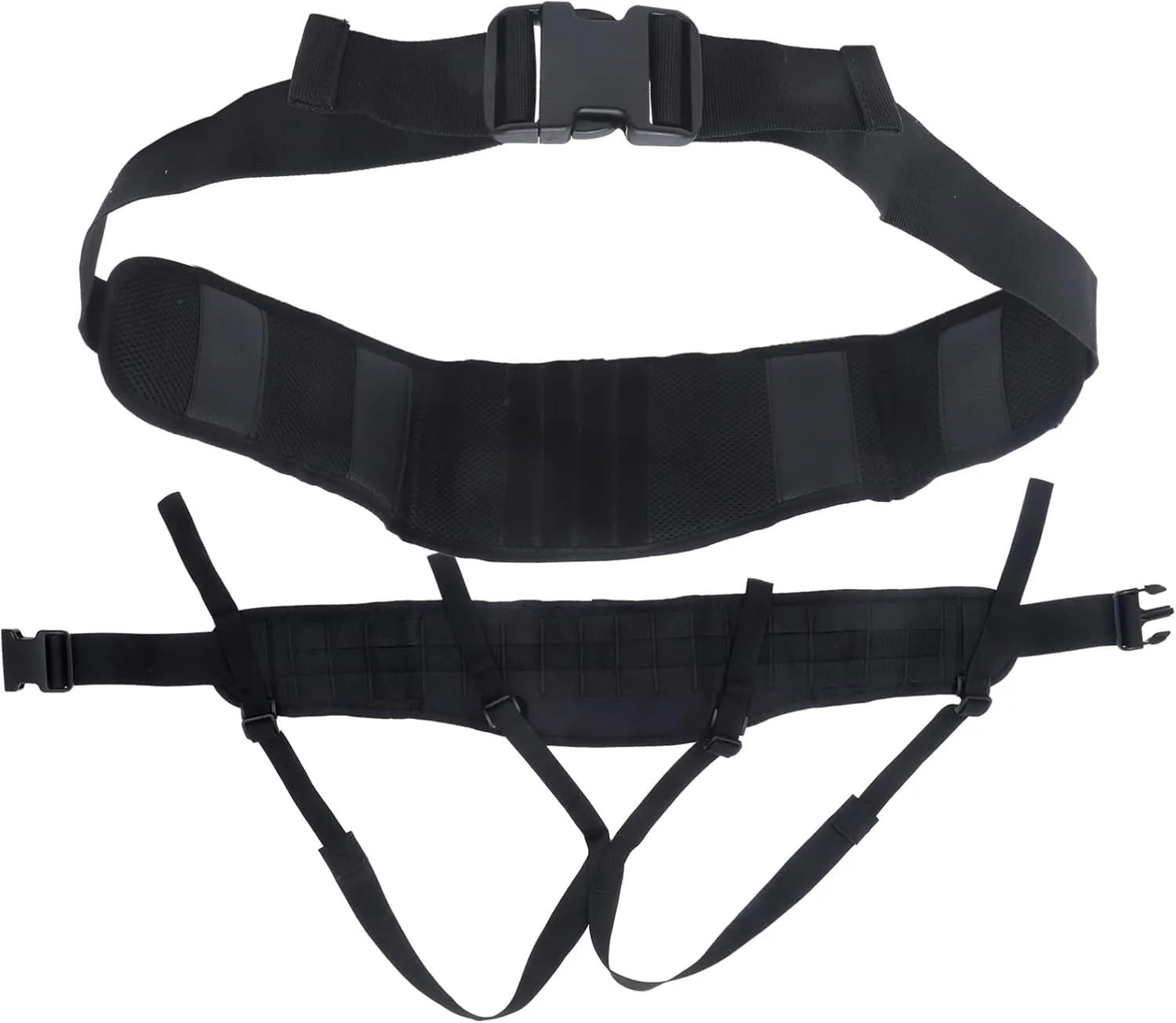 BESPORTBLE Multi-Functional Outdoor Waist Belt Reusable Duty Belt for Hiking Fishing and Camping Lightweight Breathable Comfortable Travel-Friendly Design