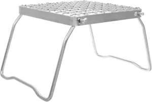 BESPORTBLE Portable Bbq Grill Stand with Wire Mesh Cooking Grate Collapsible Outdoor Stove for Camping Cooking Essentials