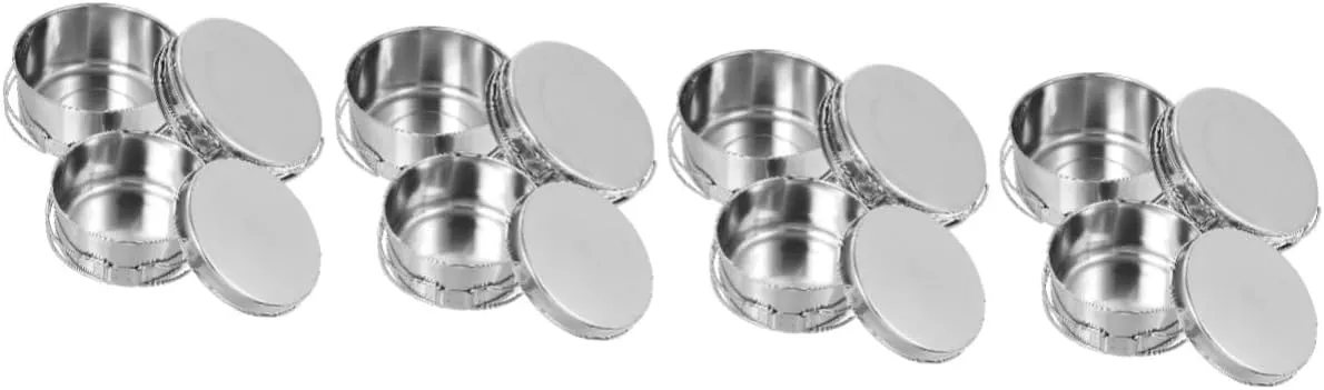 BESPORTBLE Stainless Steel Camping Cookware Non Stick Pots and Pans for Outdoor Picnic Wear Resistant and Easy to