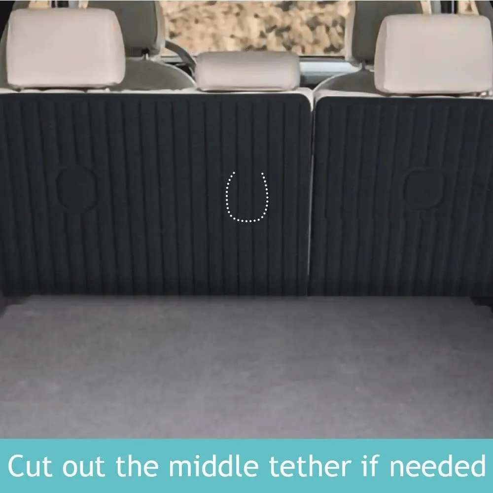 BestEvMod for Ioniq5 Cargo Liner Second Row Seats Back Cover Mat All Weather Rear Seat Protector Pet Mat XPE Material Compatible with Hyundai Ioniq 5 2025 2024 2023 2022 Accessories