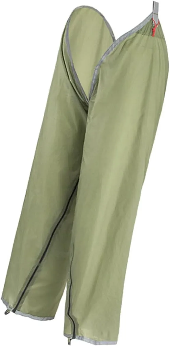 BESTonZON Lightweight Divided Outdoor Rain Pants with Pocket Wear Resistant and Breathable Design for Hiking Biking and Camping Legs Rainproof Protection Qing Color Olive Green