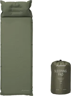 BISINNA Self-Inflating Sleeping Pad Thick Foam Sleeping Mattress with Pillow for Camping Lightweight Insulated Sleeping Mat Fast Inflating for Camping Travel Car Tent