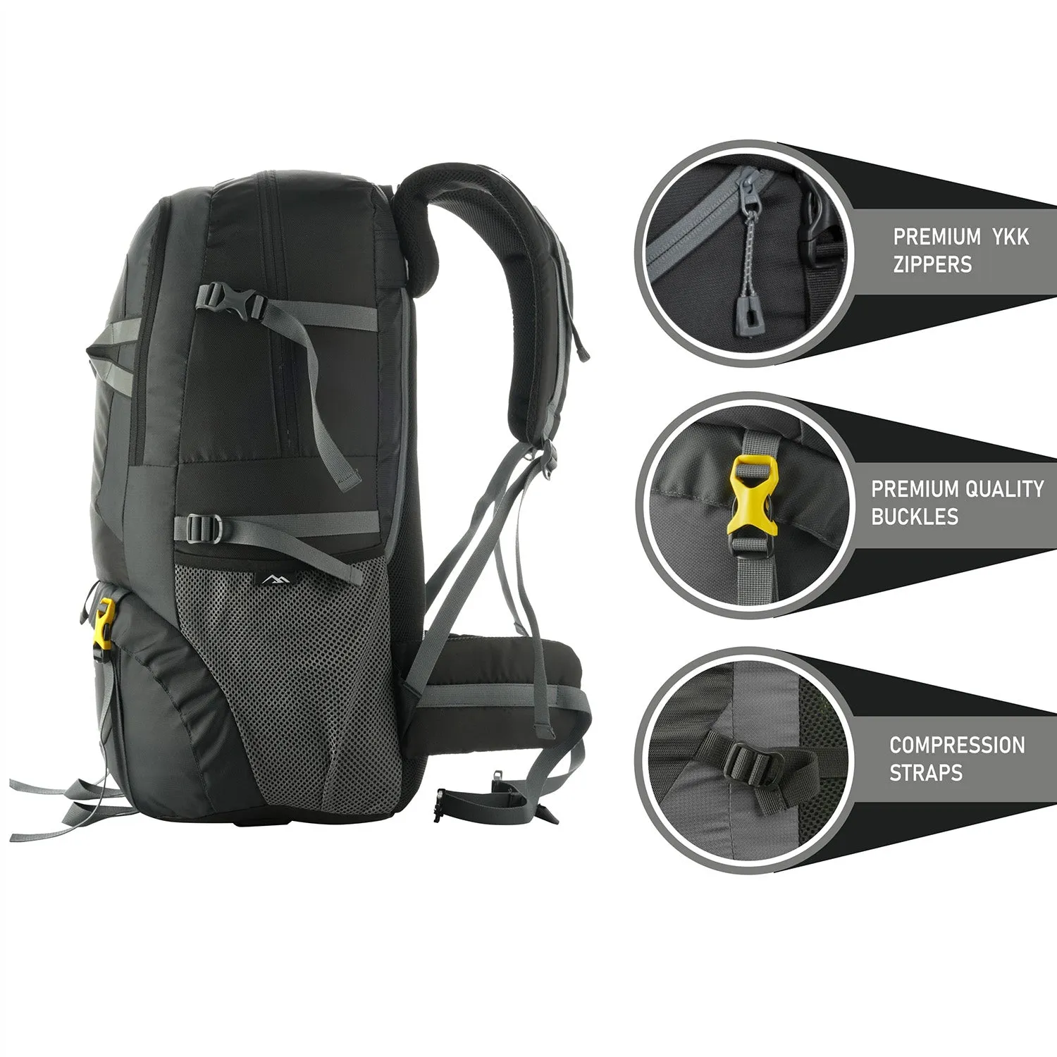 BLAZE-55 Backpack - Black
