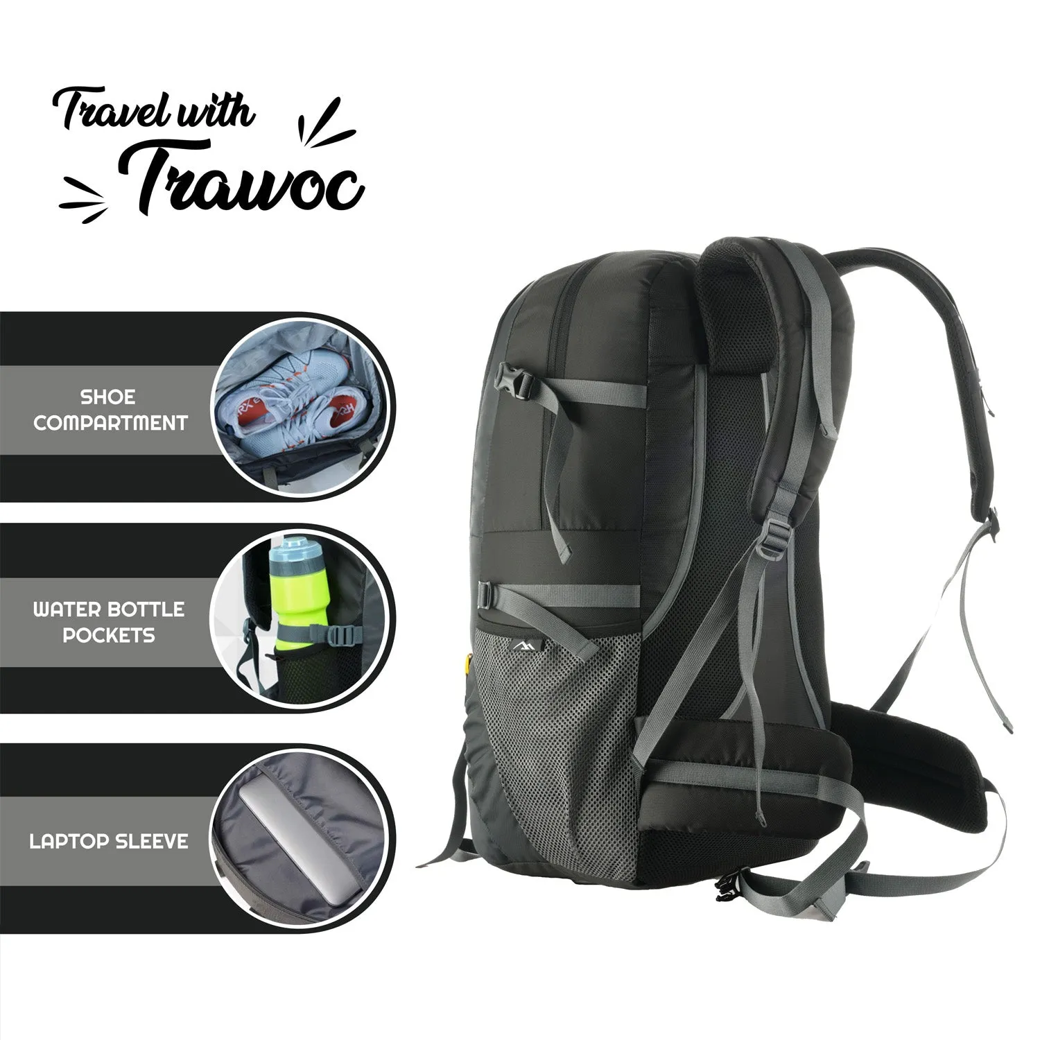BLAZE-55 Backpack - Black
