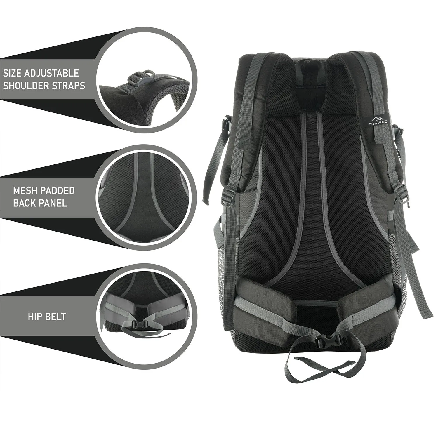 BLAZE-55 Backpack - Black