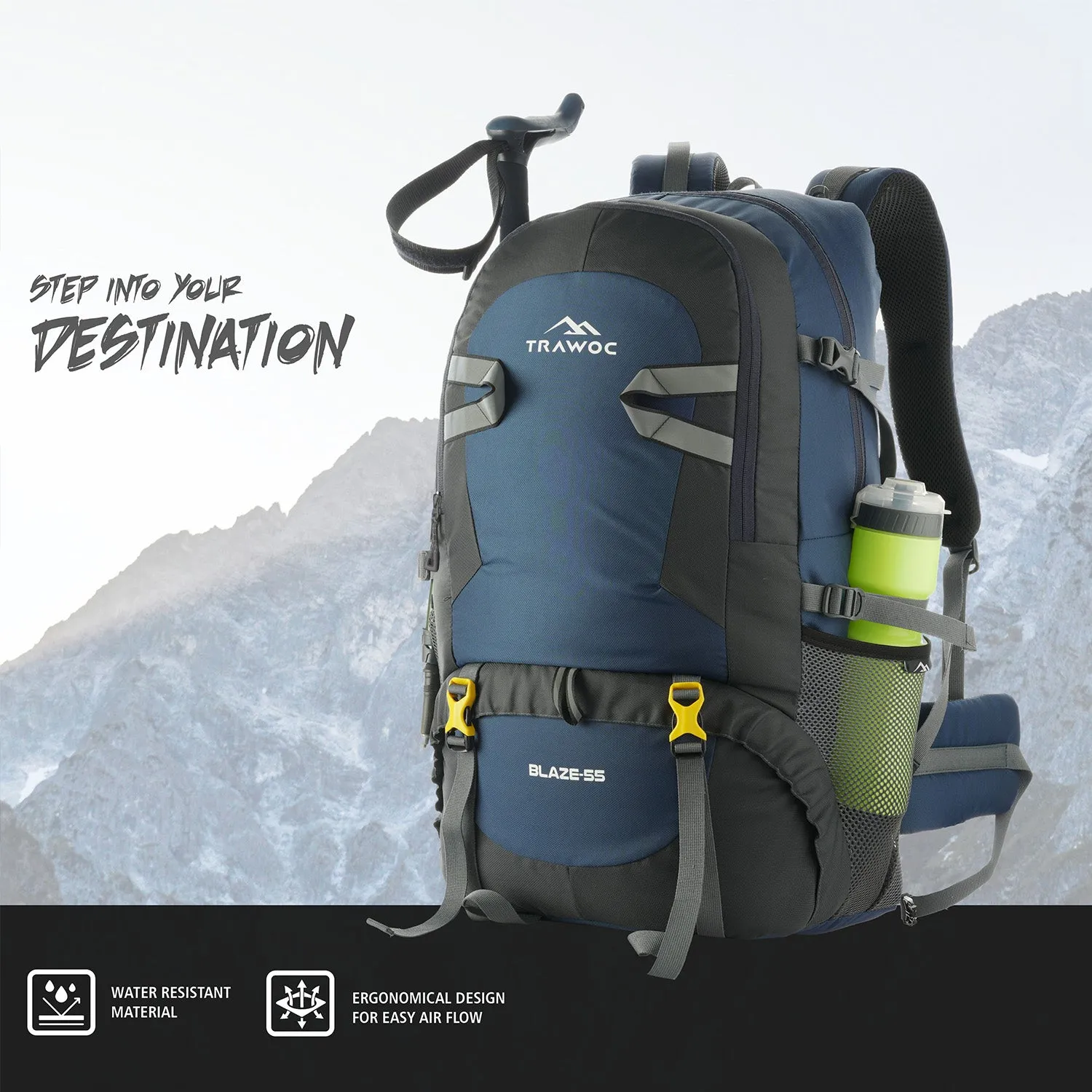 BLAZE-55 Backpack - Navyblue