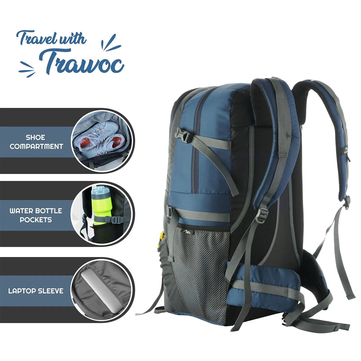 BLAZE-55 Backpack - Navyblue