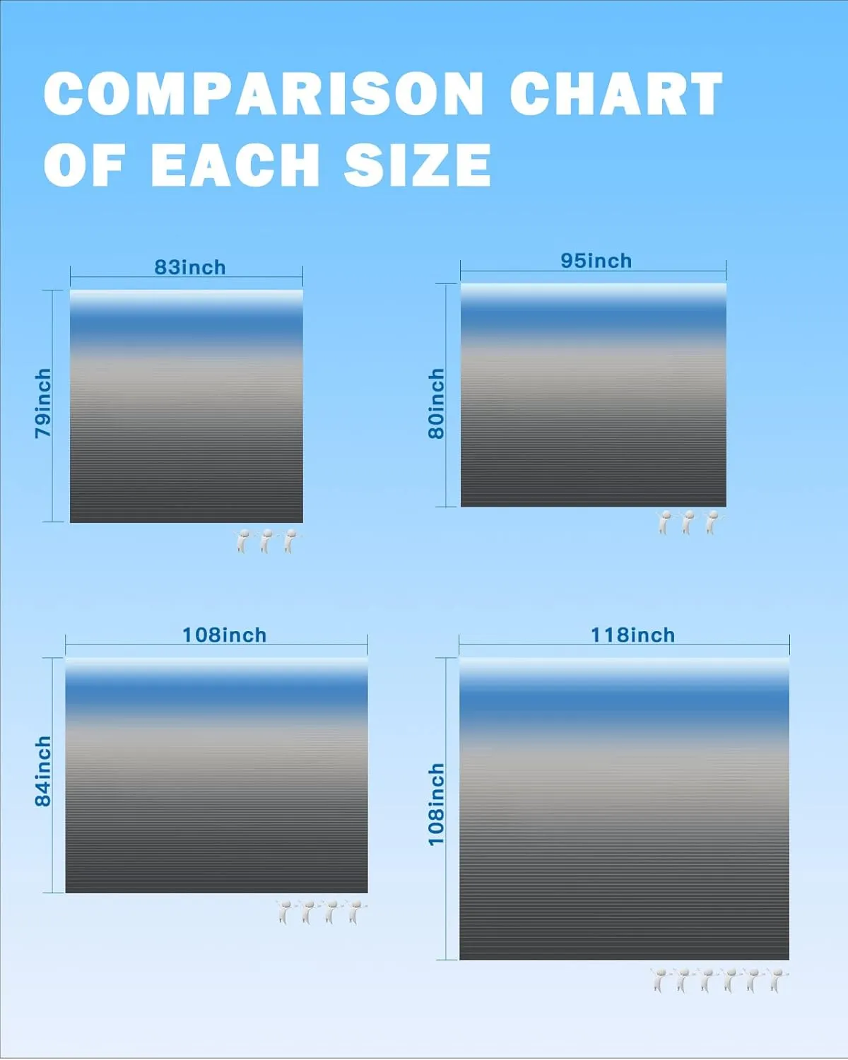 Blue Grey Beach Blanket Large with Stakes Waterproof Sandproof Beach Mat with Corner Pockets for Outdoor Travel Camping Hiking Picnic Essentials,Minimalist Geometric Stripes Abstract Art 95"x80"