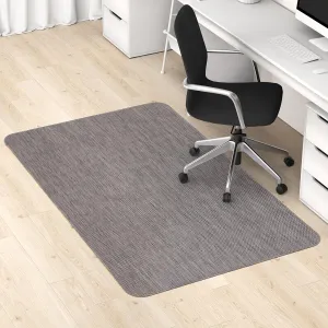 Blvornl Office Chair Mat for Hardwood Floor, 35.4"x 55" Desk Mat for Hard Wood, Large Anti-Slip Hard Floor Protector Rolling Chair Mat, PVC Mat Desk Rug for Office Home, Dark Grey