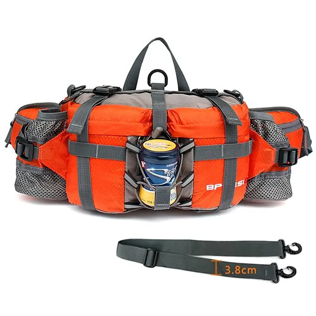 BP-VISION 6 L Fanny Pack Waist Bag / Waist pack Hiking Backpack Waterproof Rain Waterproof Quick Dry Water Bottle Pocket Multifunctional Outdoor Camping / Hiking Hunting Fishing Climbing Terylene