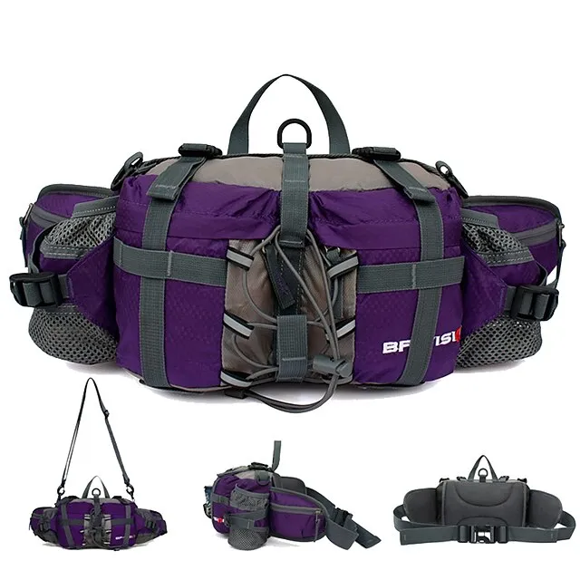 BP-VISION 6 L Fanny Pack Waist Bag / Waist pack Hiking Backpack Waterproof Rain Waterproof Quick Dry Water Bottle Pocket Multifunctional Outdoor Camping / Hiking Hunting Fishing Climbing Terylene