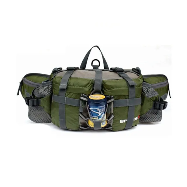 BP-VISION 6 L Fanny Pack Waist Bag / Waist pack Hiking Backpack Waterproof Rain Waterproof Quick Dry Water Bottle Pocket Multifunctional Outdoor Camping / Hiking Hunting Fishing Climbing Terylene