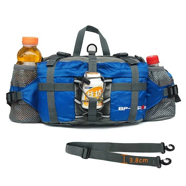 BP-VISION 6 L Fanny Pack Waist Bag / Waist pack Hiking Backpack Waterproof Rain Waterproof Quick Dry Water Bottle Pocket Multifunctional Outdoor Camping / Hiking Hunting Fishing Climbing Terylene