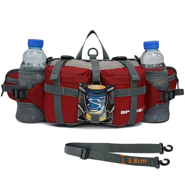 BP-VISION 6 L Fanny Pack Waist Bag / Waist pack Hiking Backpack Waterproof Rain Waterproof Quick Dry Water Bottle Pocket Multifunctional Outdoor Camping / Hiking Hunting Fishing Climbing Terylene