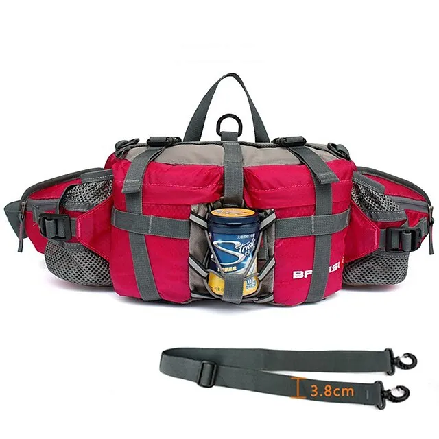 BP-VISION 6 L Fanny Pack Waist Bag / Waist pack Hiking Backpack Waterproof Rain Waterproof Quick Dry Water Bottle Pocket Multifunctional Outdoor Camping / Hiking Hunting Fishing Climbing Terylene