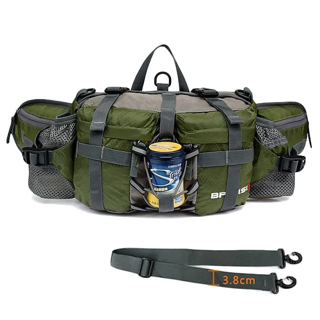 BP-VISION 6 L Fanny Pack Waist Bag / Waist pack Hiking Backpack Waterproof Rain Waterproof Quick Dry Water Bottle Pocket Multifunctional Outdoor Camping / Hiking Hunting Fishing Climbing Terylene