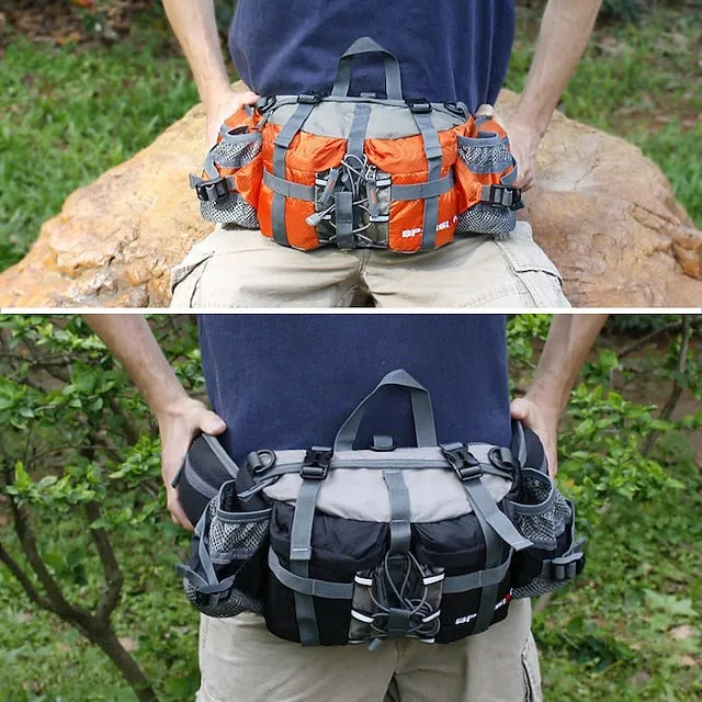 BP-VISION 6 L Fanny Pack Waist Bag / Waist pack Hiking Backpack Waterproof Rain Waterproof Quick Dry Water Bottle Pocket Multifunctional Outdoor Camping / Hiking Hunting Fishing Climbing Terylene