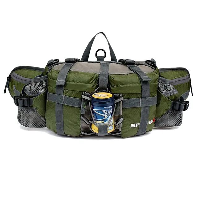BP-VISION 6 L Fanny Pack Waist Bag / Waist pack Hiking Backpack Waterproof Rain Waterproof Quick Dry Water Bottle Pocket Multifunctional Outdoor Camping / Hiking Hunting Fishing Climbing Terylene