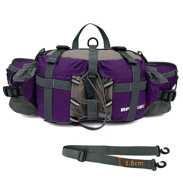 BP-VISION 6 L Fanny Pack Waist Bag / Waist pack Hiking Backpack Waterproof Rain Waterproof Quick Dry Water Bottle Pocket Multifunctional Outdoor Camping / Hiking Hunting Fishing Climbing Terylene