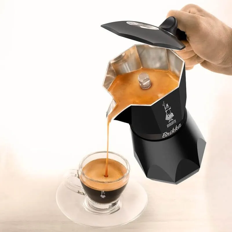 Brikka Black – Japan Limited Edition Stovetop Espresso Maker (2-Cup)