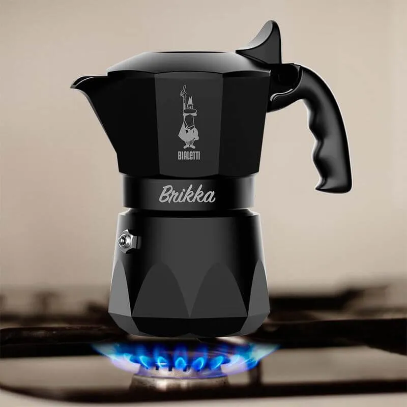 Brikka Black – Japan Limited Edition Stovetop Espresso Maker (2-Cup)