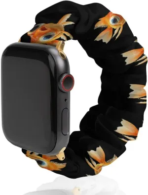 Bubble Eye Fish Fashion Watch Strap Scrunchies Wristbands Compatible With IWatch Series