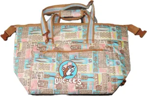 Buc-ee's 2025 Tiki Bag Soft Cooler 24 Cans Beaver Insulated Portable Ice Chest Box for Lunch, Beach, Drink, Beverage, Travel, Camping, Picnic, Car, Trips, with Zipper