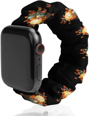 Butterfly Hot Air Balloon Fashion Watch Strap Scrunchies Wristbands Compatible With IWatch Series
