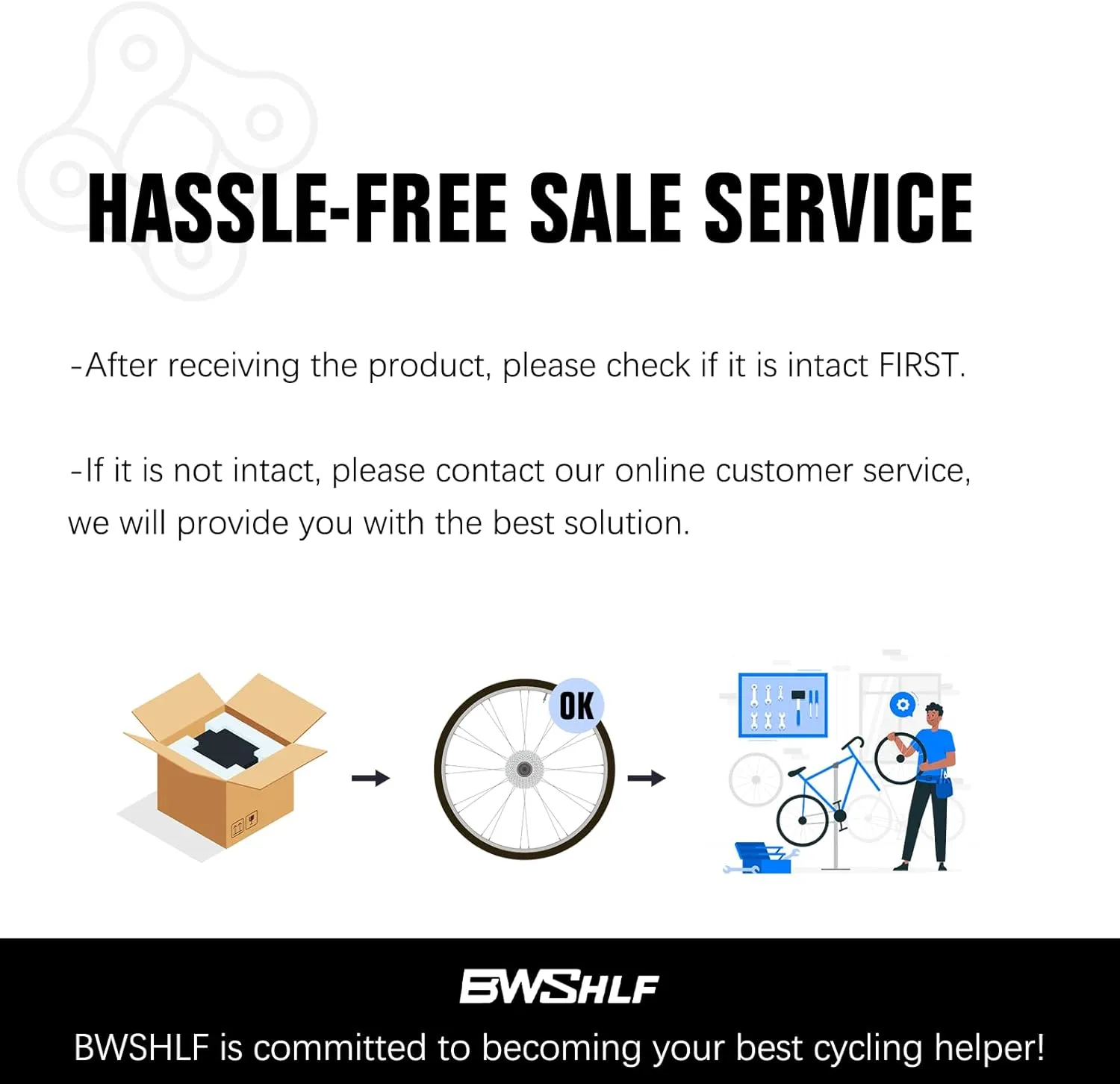 BWSHLF Replacement Mountain Bike Tires, 20/24/26/27.5/29Inch Size, 2 Pack Black Folding MTB Bicycle Tire, Black/Brown Side