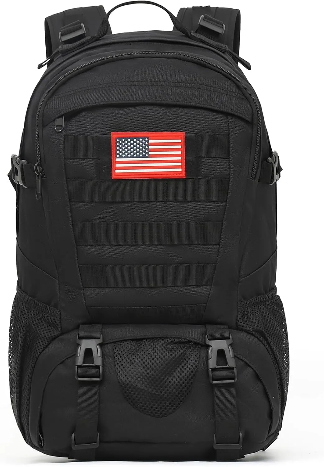 Camo Backpack,Military Tactical Backpack for Men with Flag Patch,30L School Backpack for Outdoor