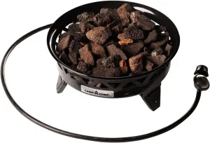 Camp Chef Juniper Fire Pit - Portable & Propane Campfire Pit with Foldable Legs & Lava Rocks - Comes with a Carry Bag - 24"