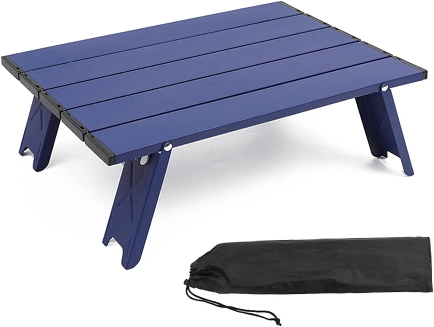 Camp Table Outdoor Folding Table Portable Beach Camping Picnic Table with Carry Bag Lightweight Mini Foldable BBQ Picnic Desk Computer Desk (Color :