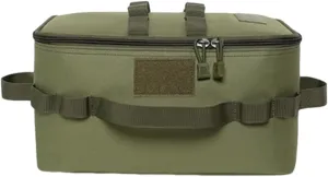 Camping Bag - Pot Carry Bag, Water-Resistant Camping Storage | Camping Stove Canister Pot Cookware Organizer, Folding durabless Travel Utensils Storage Bag For Hiking, Backpacking