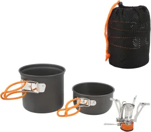 Camping Cooking Set Strong Aluminum Portable Stove Pot for Outdoor Camping Hiking