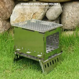 Camping cooking stove, Tent Heating Stove, Windproof Wood Burning Stove, Lightweight Backpacking Stove, Portable for Outdoor