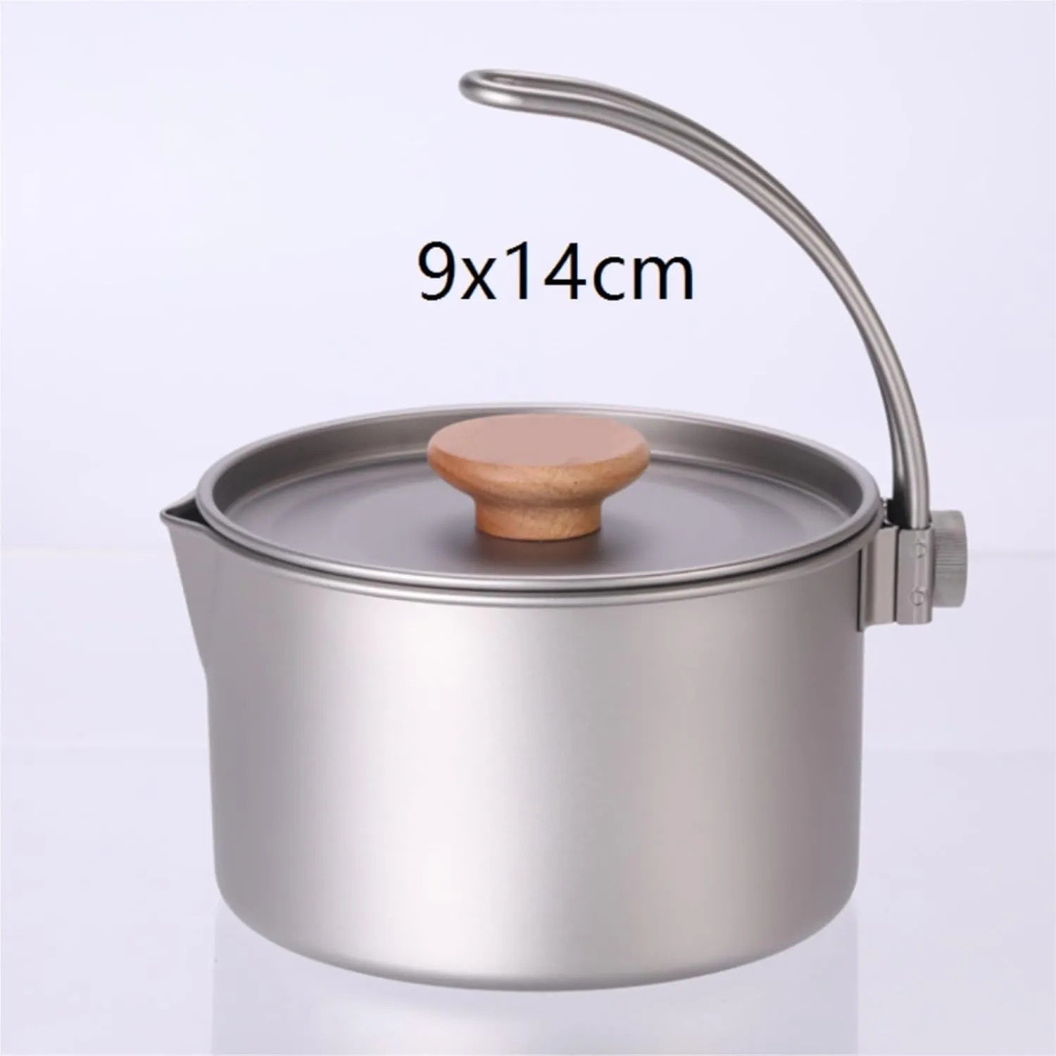 Camping Cookware, Outdoor Portable Camping Cooker with Detachable Handle Multifunctional Camping Kettle Pot Portable Stove