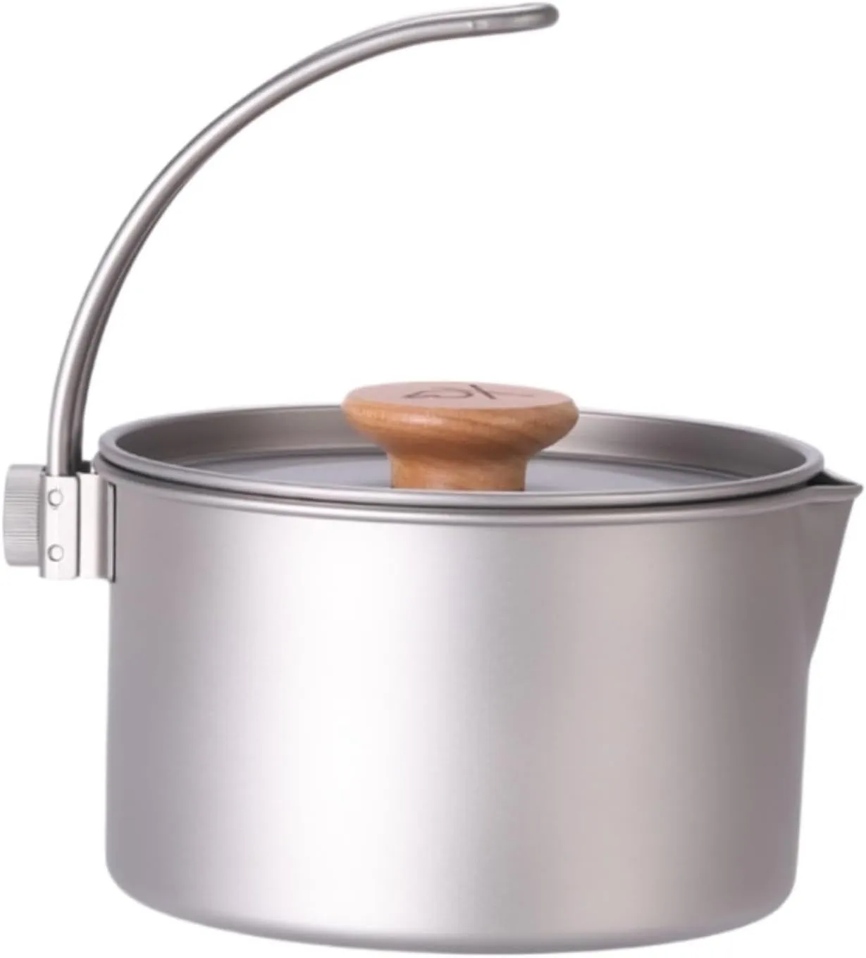 Camping Cookware, Outdoor Portable Camping Cooker with Detachable Handle Multifunctional Camping Kettle Pot Portable Stove