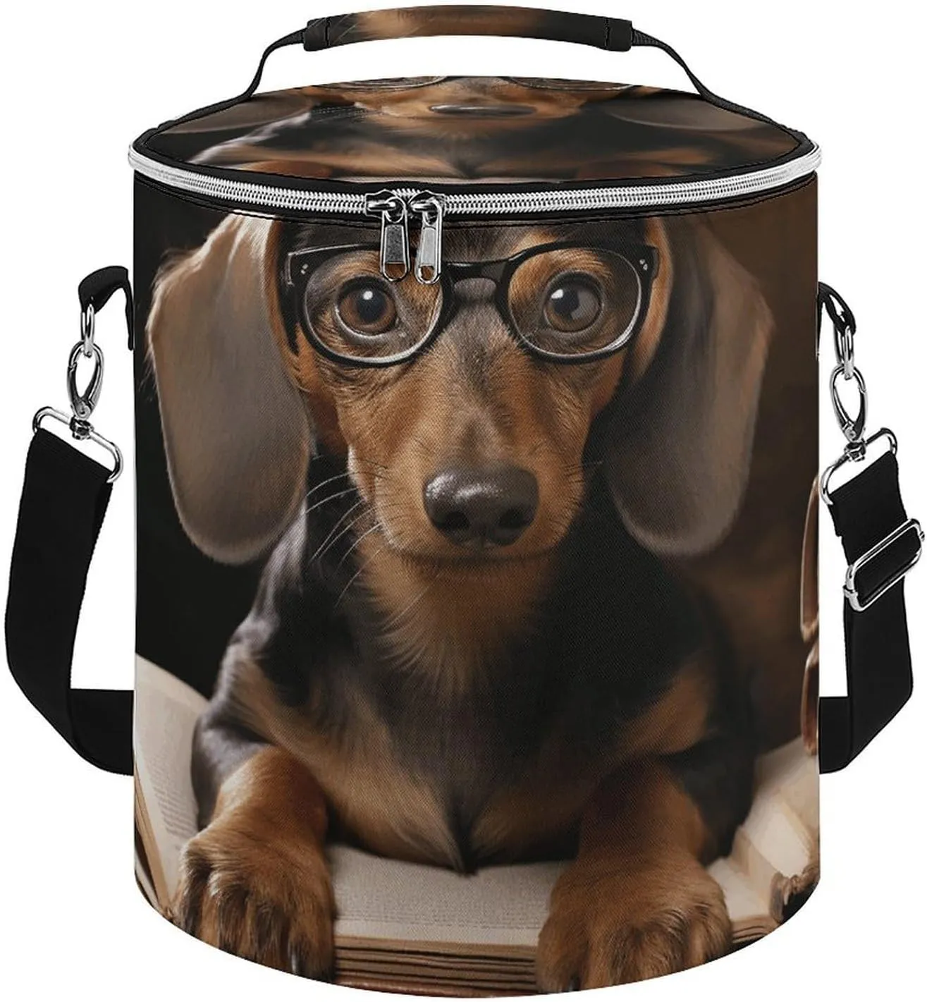 Camping Cooler Bag, Dachshund Print Portable Ice Pack Outdoor Cooler Bag Picnic Cooler Bag Foldable Cooler Bag, style