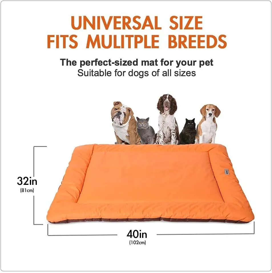 Camping Dog Bed Pet Bed 40”X32”, Outdoor, Waterproof, Washable, Water-Resist, Large, Durable, Portable Travel Pet Mat