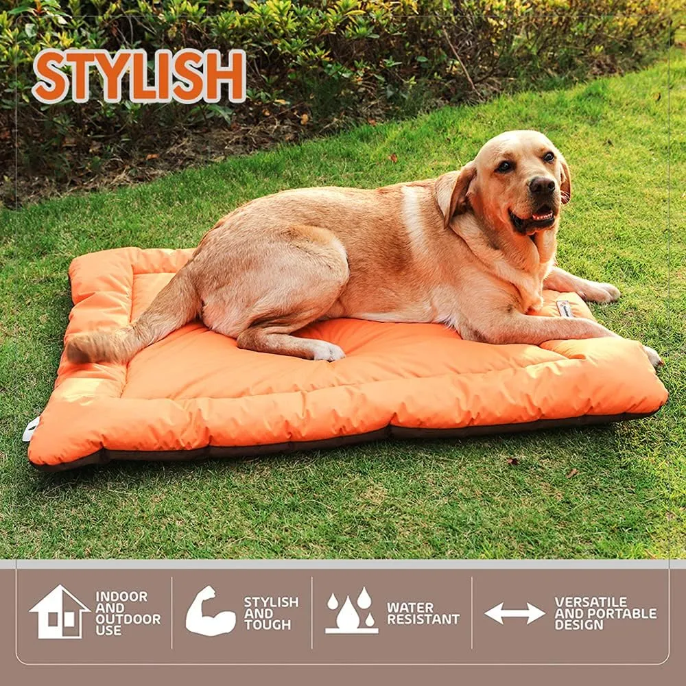 Camping Dog Bed Pet Bed 40”X32”, Outdoor, Waterproof, Washable, Water-Resist, Large, Durable, Portable Travel Pet Mat