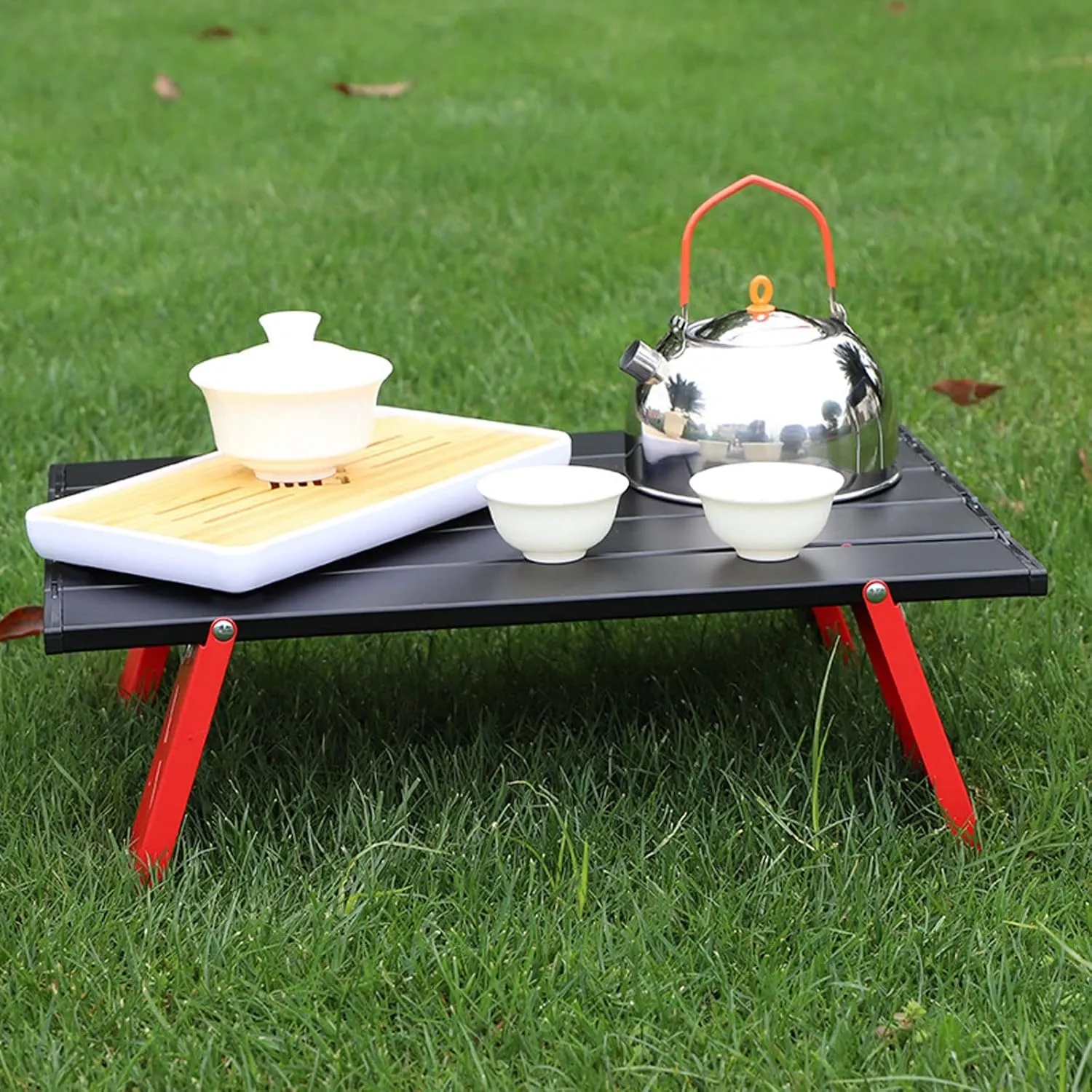 Camping Foldable Table,Camping Table Foldable Aluminium Alloy Table Outdoor Furniture Portable Camping Hiking Desk Traveling Outdoor Picnic Table