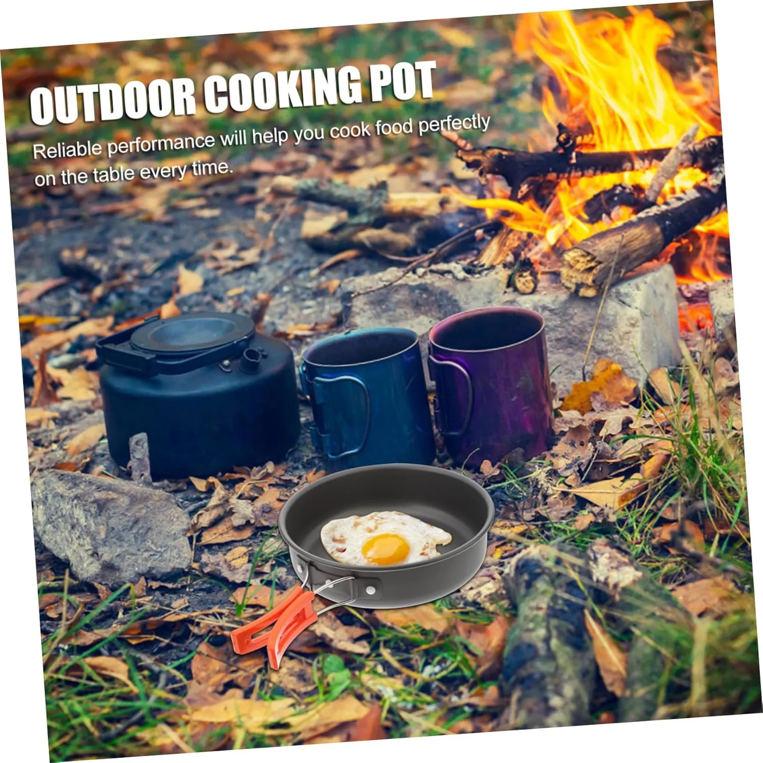 Camping Frying Pan Cooker Camp Stove Camping Stove Gas Portable Camping Gas Stove Boiler Outdoor