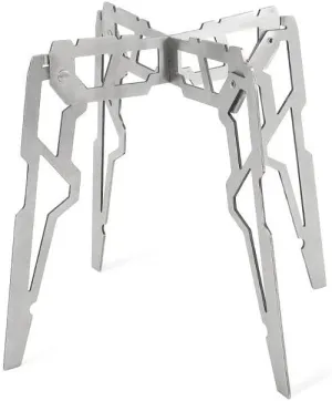 Camping Gas Stove Stand Outdoor Folding Pot Rack Portable Stainless Steel Anti-Slip Stove Stand