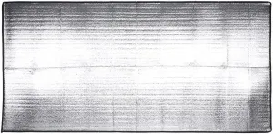 Camping Mat, Outdoor Camping Tent Mat with Foil EVA Pad Thermal Mattress Mat Pad Camping Mat Foam Foil Blanket for Sleeping (1 * 2M)