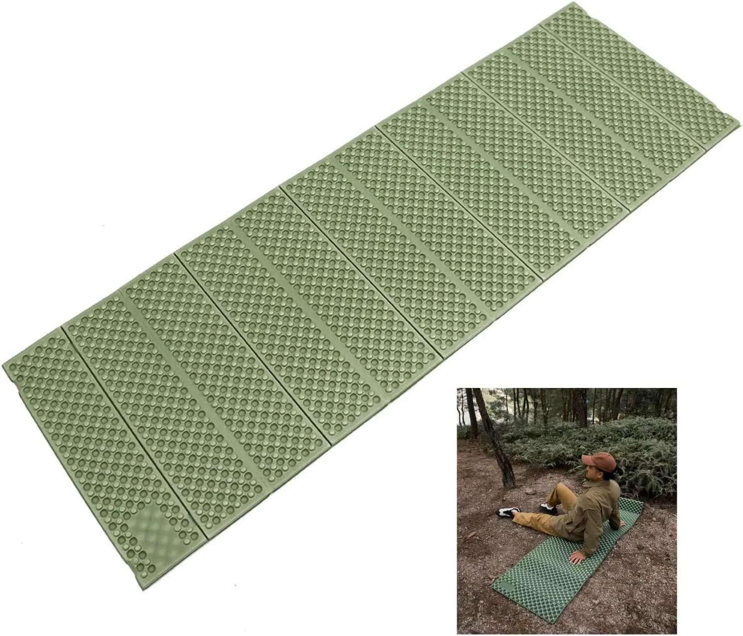 Camping Mattress, Foam Camping Sleeping Mat, Foldable Closed Cell Foam Mat, Waterproof Outdoor Sleeping Mat, 72"x23"x0.78"