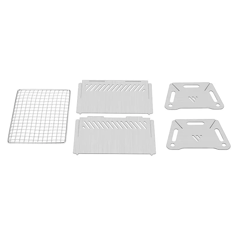 Camping Mini Barbecue Stove Portable Folding Card Furnace Garden Outdoor Picnic Charcoal Stove Burner Incinerator Heater 화목난로