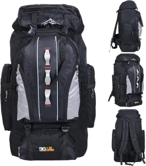 Camping Rucksack, 100L 31.5inch Waterproof Camping Backpack with Multi-Pocket, Large Survival Hunting Backpack, Camping Bag, Military Rucksack for Adults Outdoor Traveling Daypacks